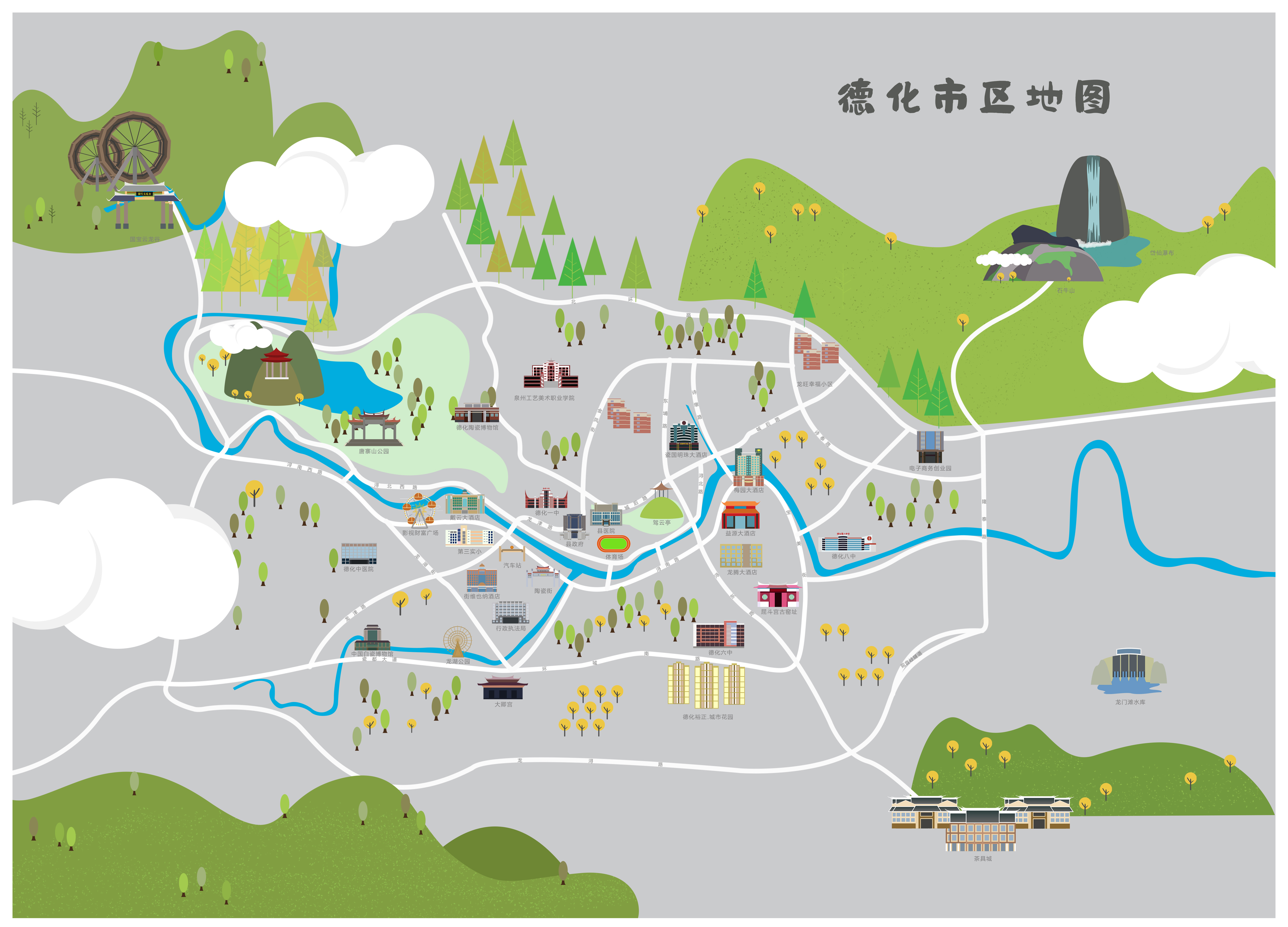 江西德化县地图图片