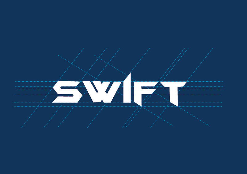 SWIFT-雨燕logo设计-金刚游戏风