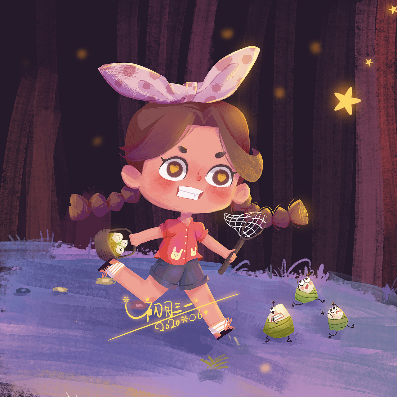 儿童插画绘本小场景