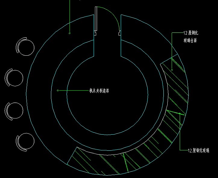 CAD工装综合性销售展厅展柜图库素材大全