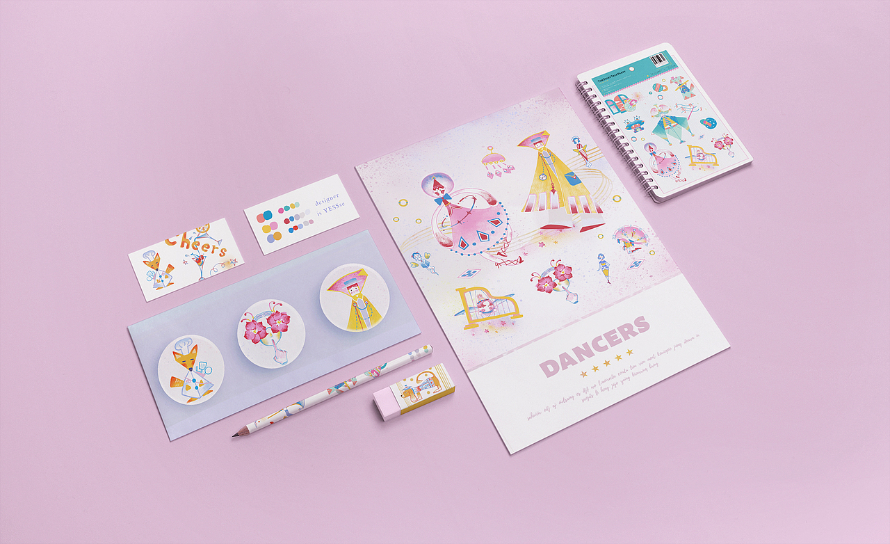 【文创】童话舞会（图ZMjI1MjU3NzY4） - 生活用品 - 站酷设计师一二三四色原创素材 - 站酷ZCOOL