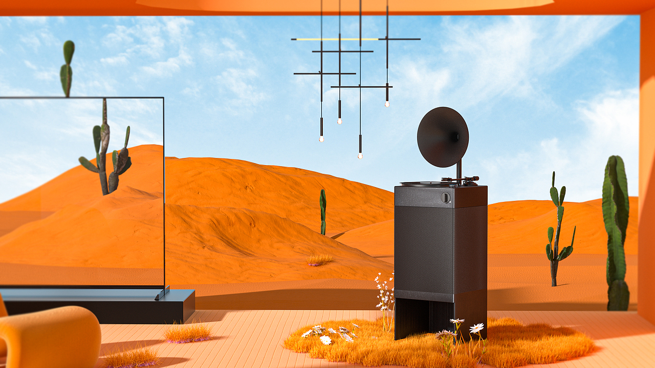 唱片机，留声机——哲别设计（图ZMjkzMzEyODQ4） - 电子产品 - 站酷设计师JEBE哲别设计原创素材 - 站酷ZCOOL