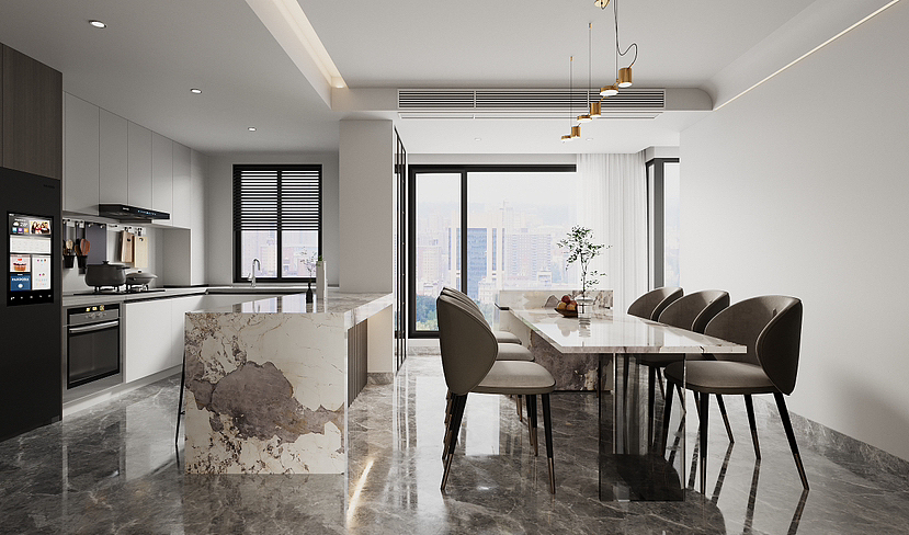 近期渲染:意式轻奢（图ZMzQzMDE5MjEy） - 家装设计 - 站酷设计师小张天天画图原创素材 - 站酷ZCOOL