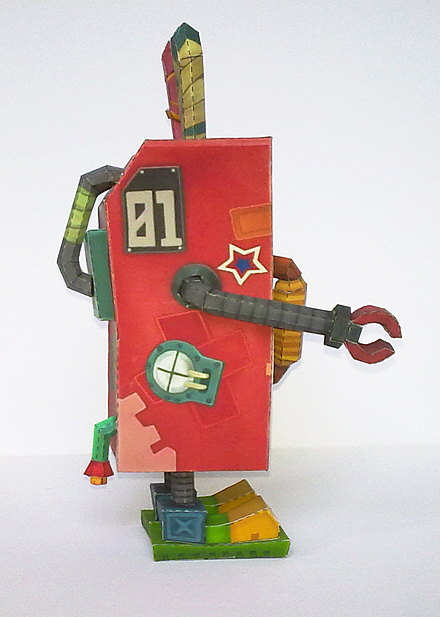 监狱兔-机器兔子_纸模型设计（图ZMTM2MzY1NDc2） - 其他手工艺 - 站酷设计师纸模设计师JENTC原创素材 - 站酷ZCOOL