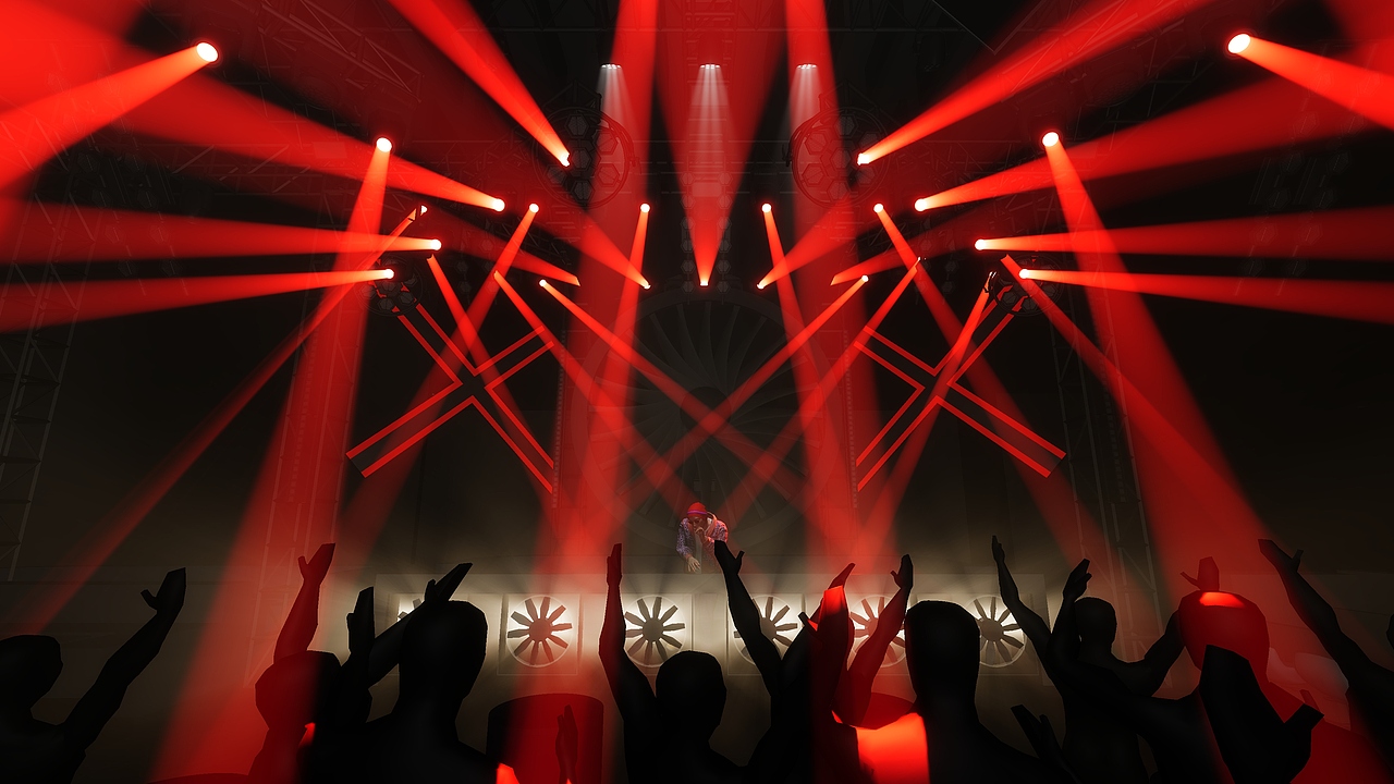 live house灯光设计灯光演示（图ZMjkyNjc5NjQ4） - 舞台美术 - 站酷设计师kejian2021原创素材 - 站酷ZCOOL