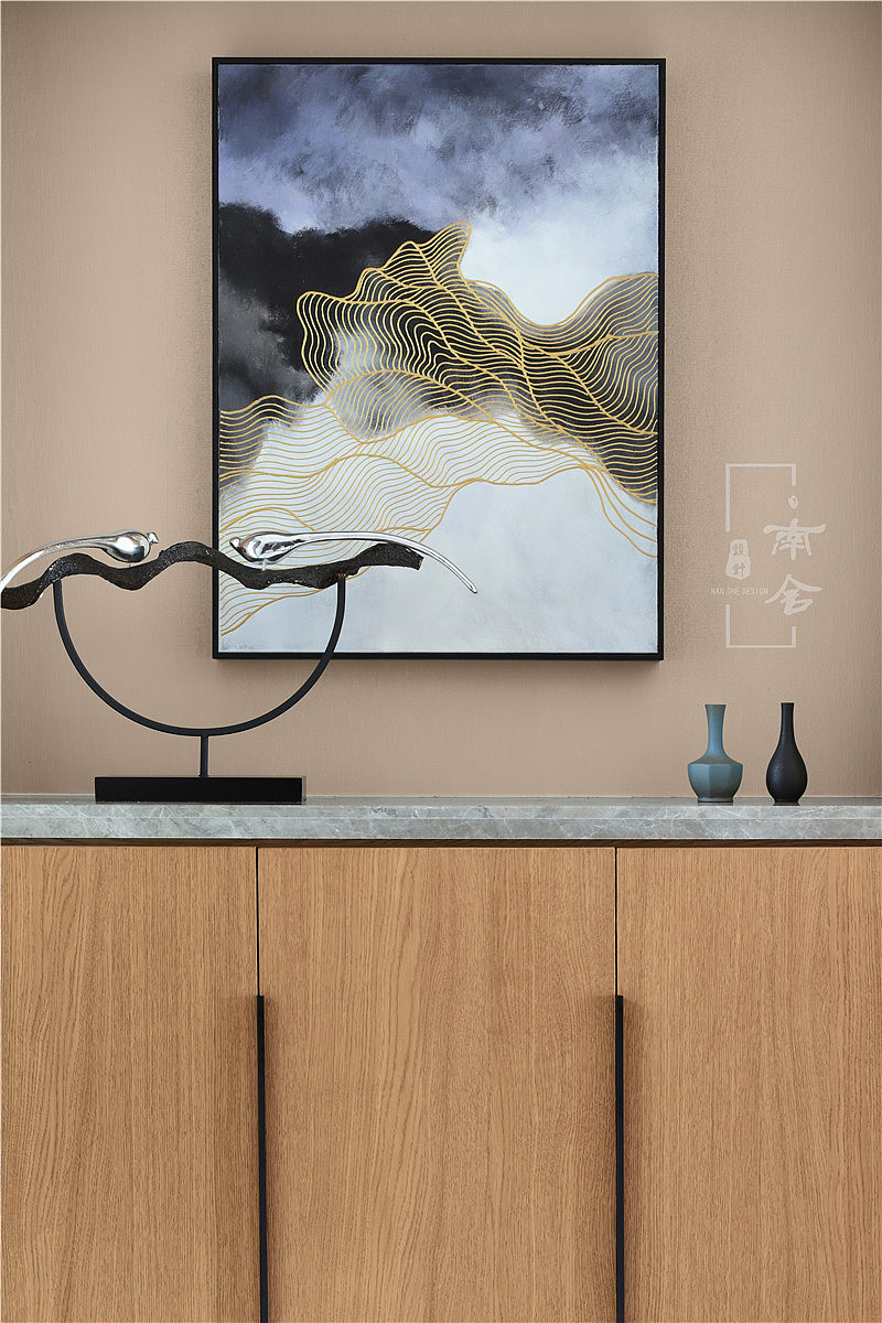 南舍空间新作《白描》——恒辉假日广场新中式实景（图ZOTg2MTgxMjA=） - 家装设计 - 站酷设计师吴艳丽原创素材 - 站酷ZCOOL