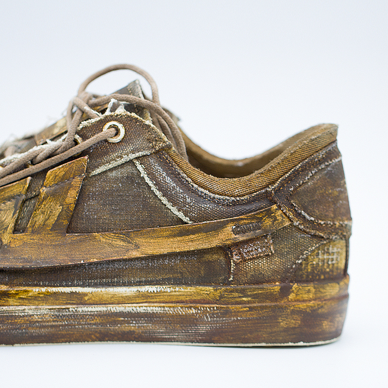 古法烟熏工艺回天之力低帮鞋（图ZMTk4NzM1MzA4） - 其他手工艺 - 站酷设计师山野先生原创素材 - 站酷ZCOOL