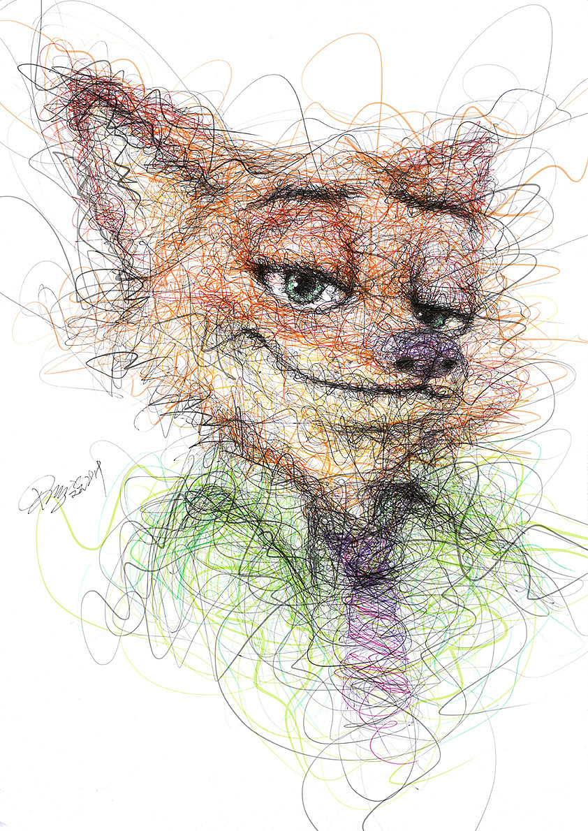 飞线涂鸦2019创作合辑 | 丁文尧