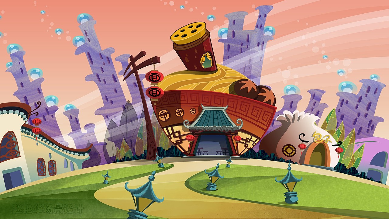 3d场景模型和原画练习