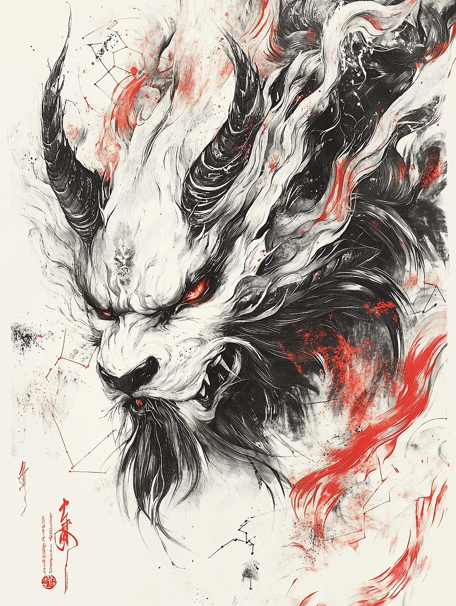 大梦归离·白泽（图ZMzc5OTkzNjQw） - AI作品 - 站酷设计师快乐章章原创素材 - 站酷ZCOOL