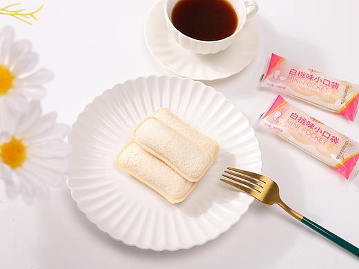 白桃小口袋 小口袋 夹心小面包 零食 甜点