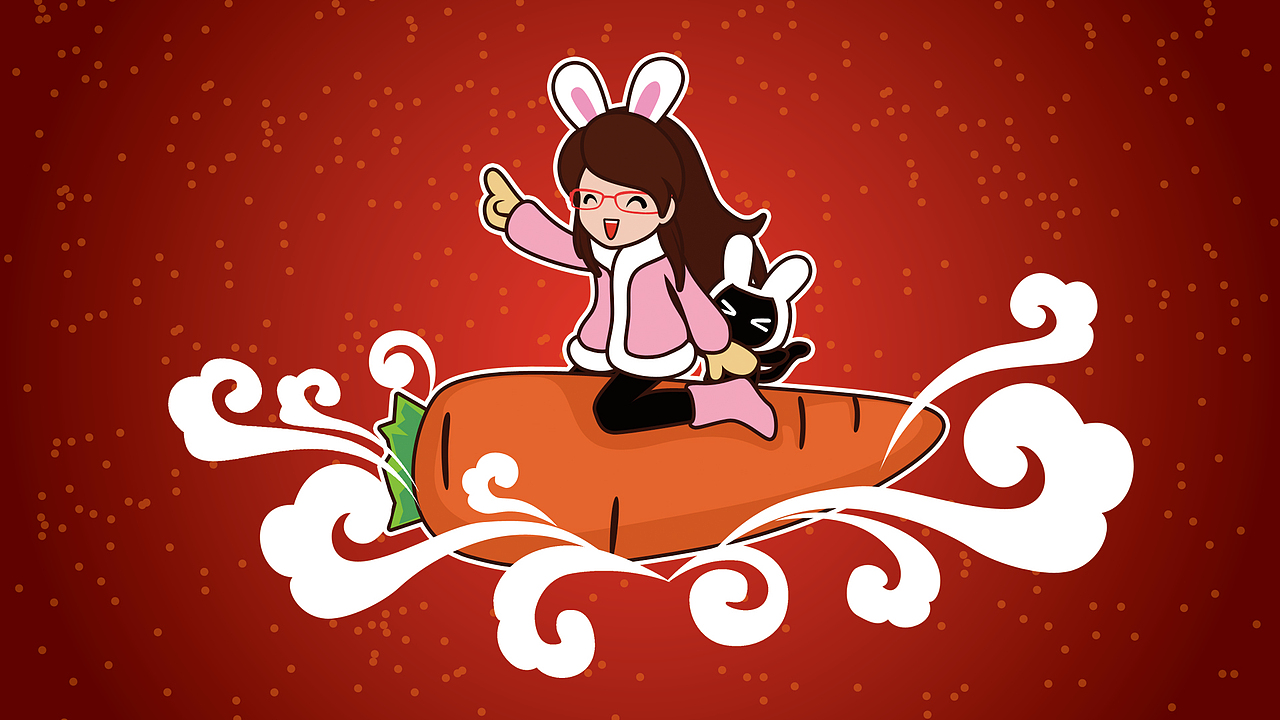【微笑安然】春节+元宵壁纸（图ZMjMxNDEwNA==） - 艺术插画 - 站酷设计师serenity原创素材 - 站酷ZCOOL