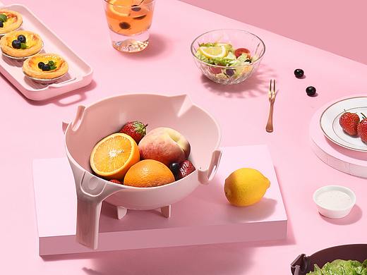 切菜器+沥水篮+水果篮 多合一