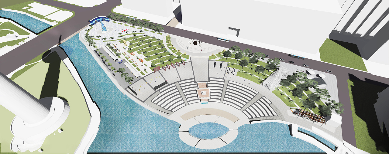 某广场现代化设计