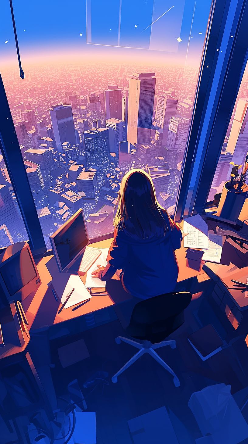 致敬每个清晨与夜晚的我们，midjourney生图分享（图ZMzYyMTQ1NDY4） - 创作习作 - 站酷设计师柴源_Cy原创素材 - 站酷ZCOOL