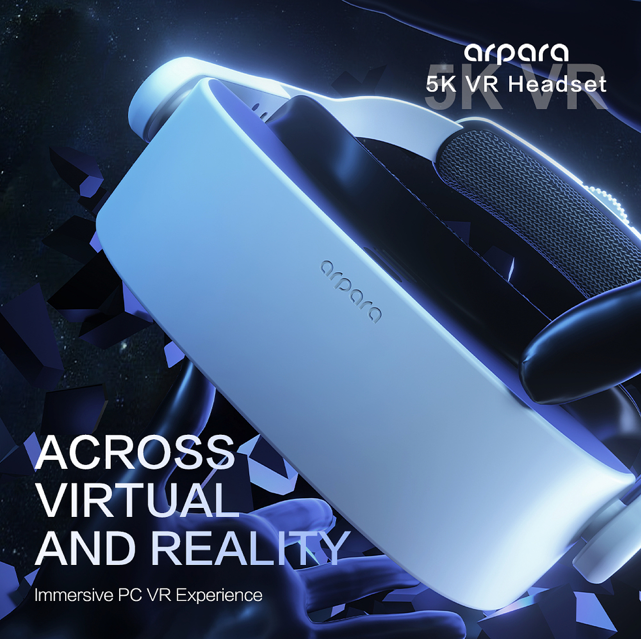 arpara 5K VR 头显|产品海报设计|3D渲染