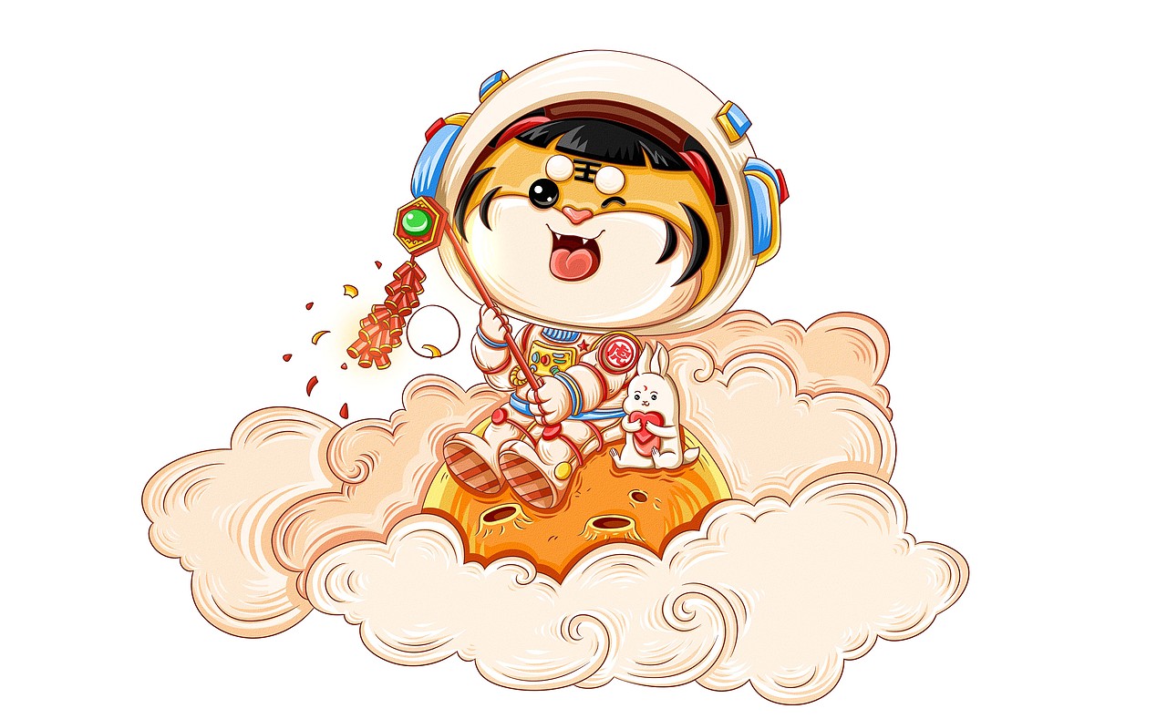 虎丫炒雞 | 插畫設(shè)計(jì) | 餐飲品牌（圖ZMzEwMTc0MjMy） - 商業(yè)插畫 - 站酷設(shè)計(jì)師鄭州餐飲品牌設(shè)計(jì)原創(chuàng)素材 - 站酷ZCOOL