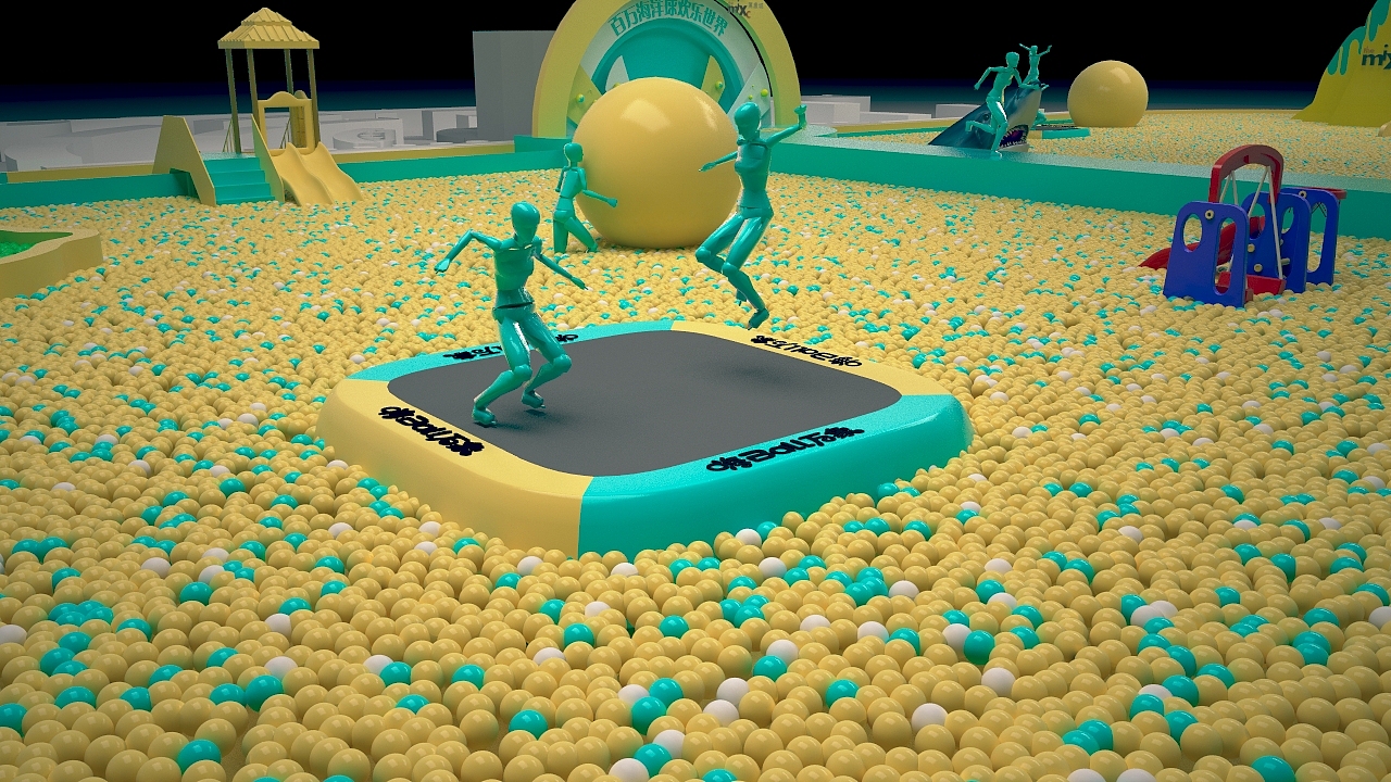 万象城百万海洋球活动