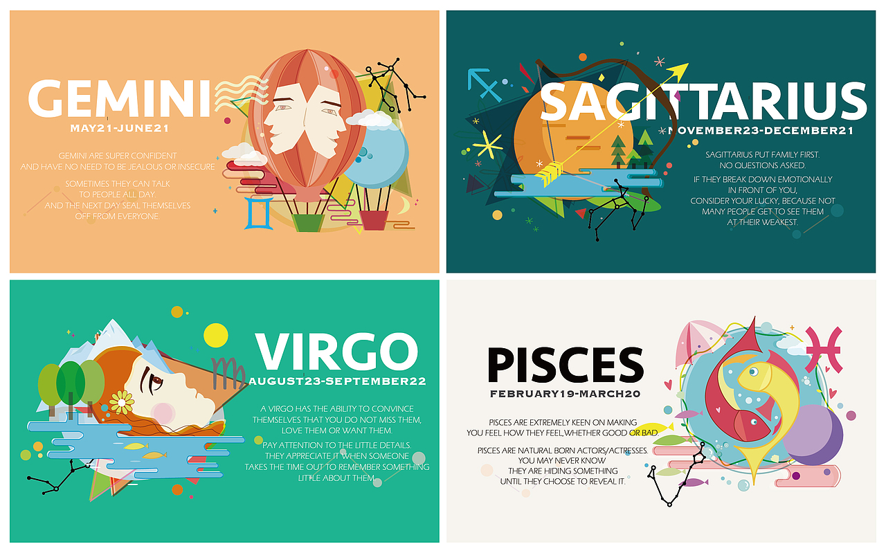 [网页设计] 星座主题信息网站 Horoscope Website（图ZNzEzMTk2ODQ=） - 其他网页 - 站酷设计师yukiii118原创素材 - 站酷ZCOOL