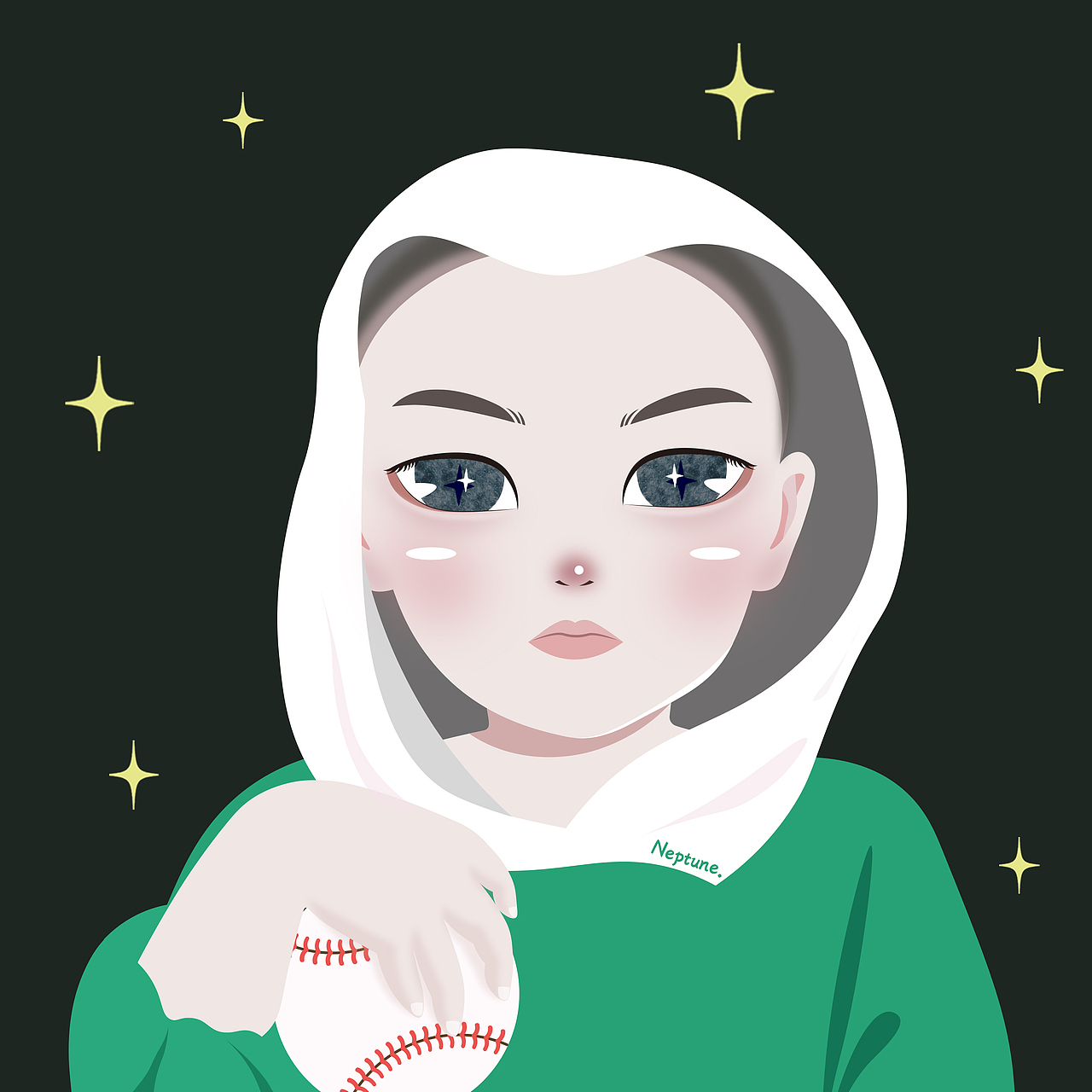 blingbling头像系列4--近期画的IU、朋友和粉丝们~（图ZMTkwMzg2NjA4） - 创作习作 - 站酷设计师Neptune海王星原创素材 - 站酷ZCOOL