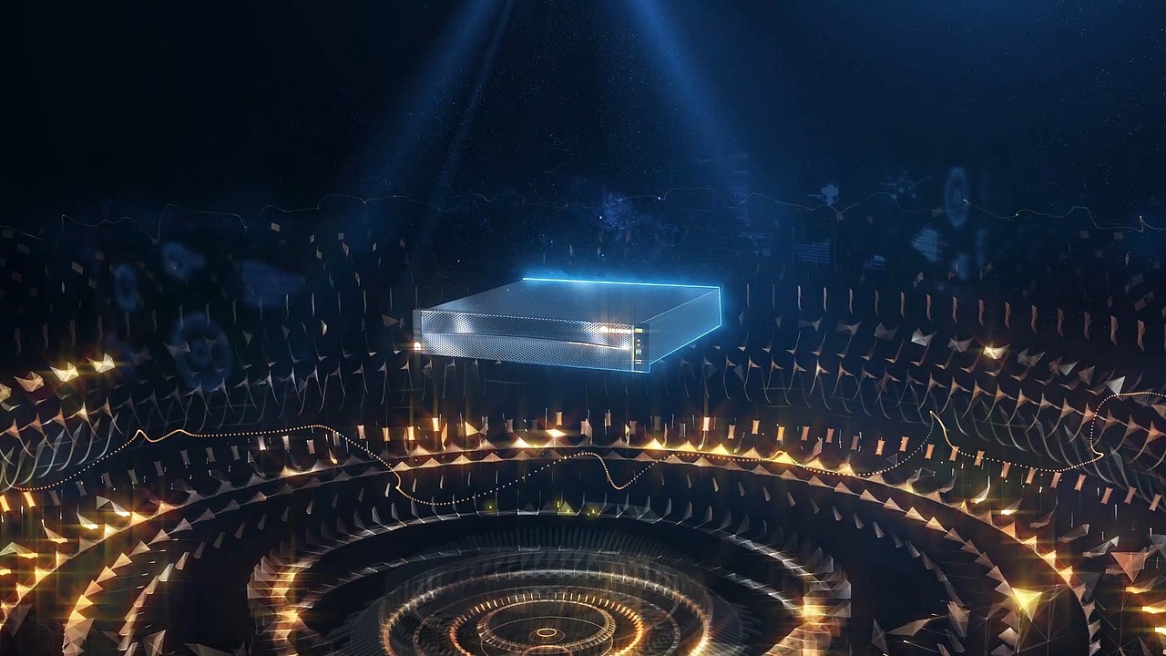 三维粒子矩阵特效