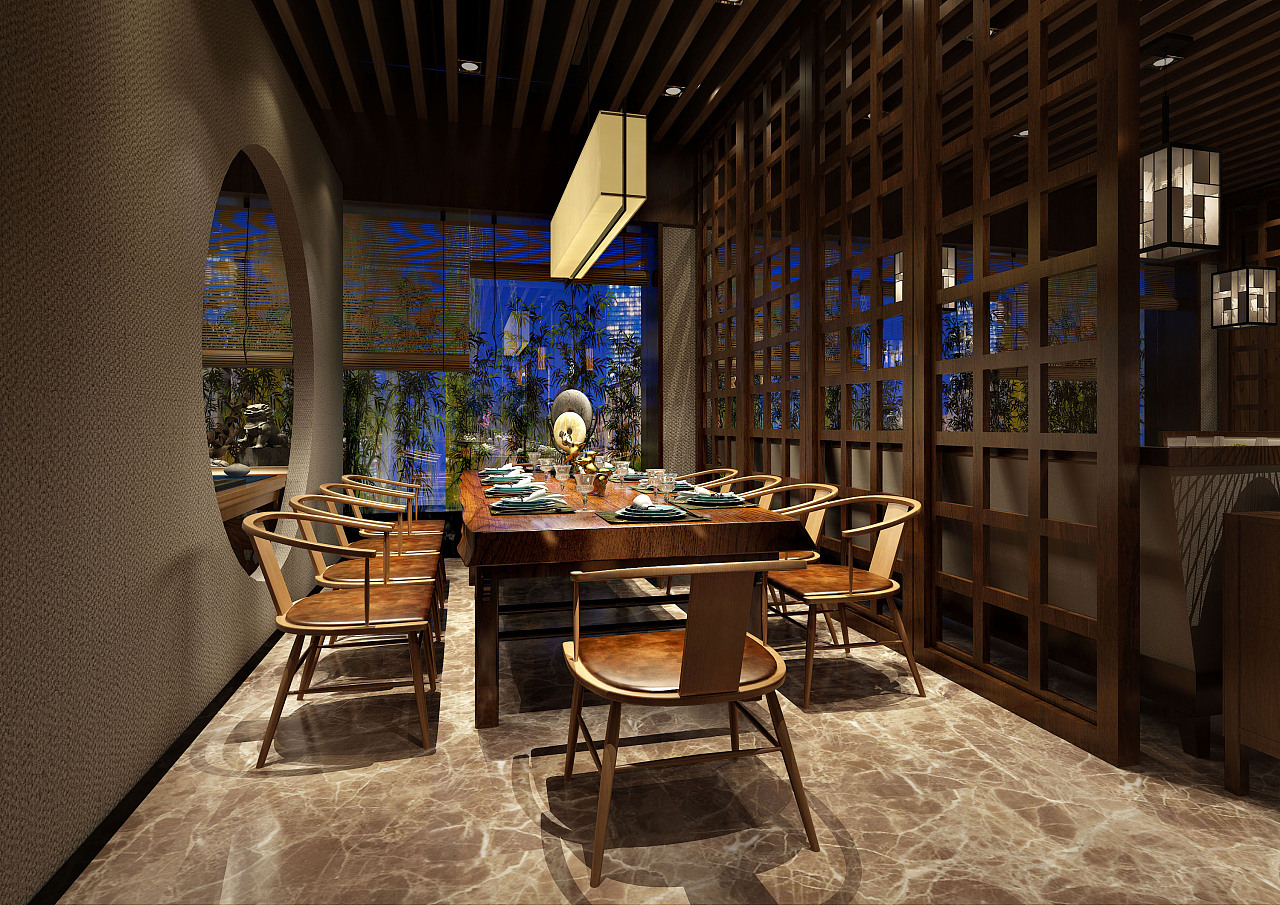 丽江龙耀祥特色酒店餐厅效果图