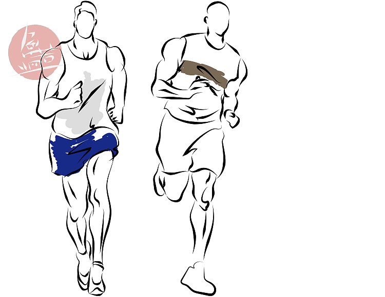 手绘海报,运动风|平面|图案|鱼若蓝 - 原创作品 - 站酷 (zcool)