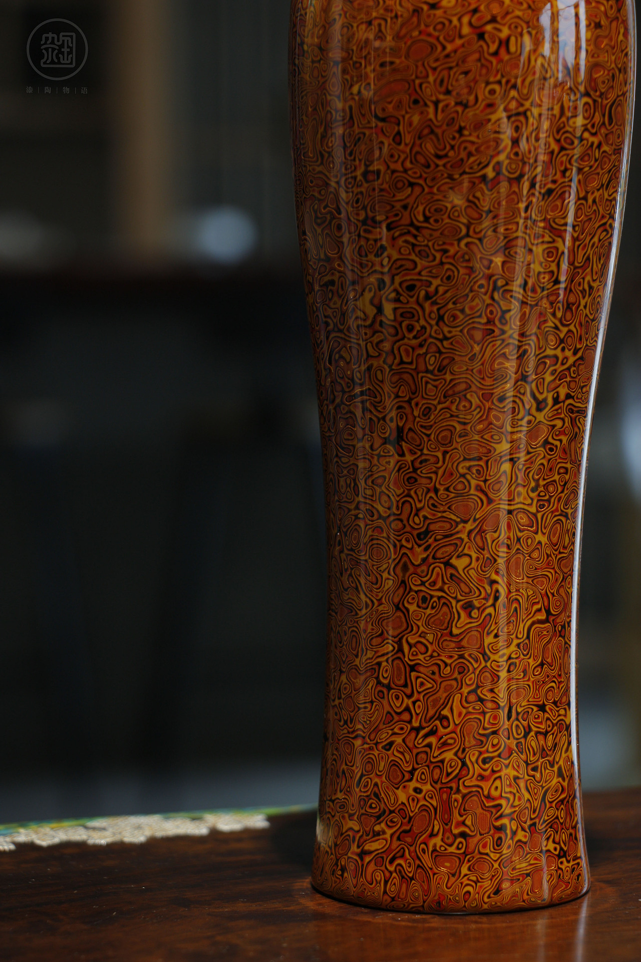 非遗手工艺大漆犀皮花器|手工艺|工艺品设计|和卓_原创作品-站酷zcool