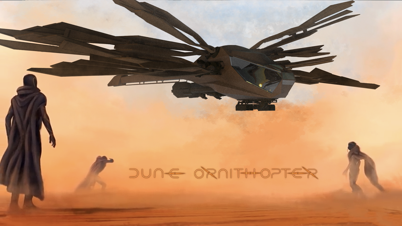 沙丘2020飞行器扑翼飞机逆向