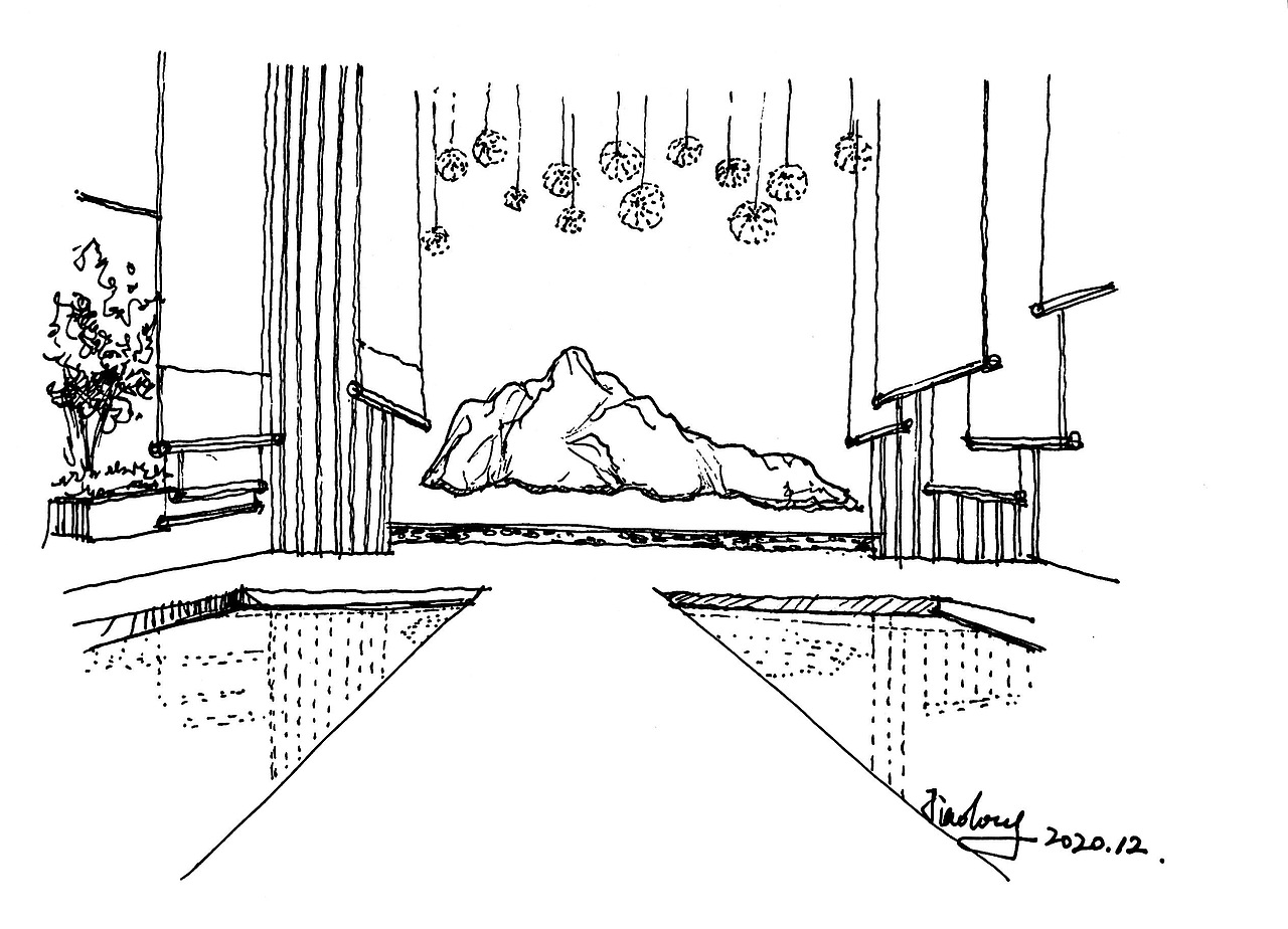 展厅手绘创意篇|空间|展陈设计|交子先生_原创作品-站酷zcool