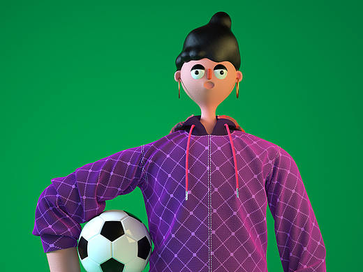 C4D角色服装大杂烩