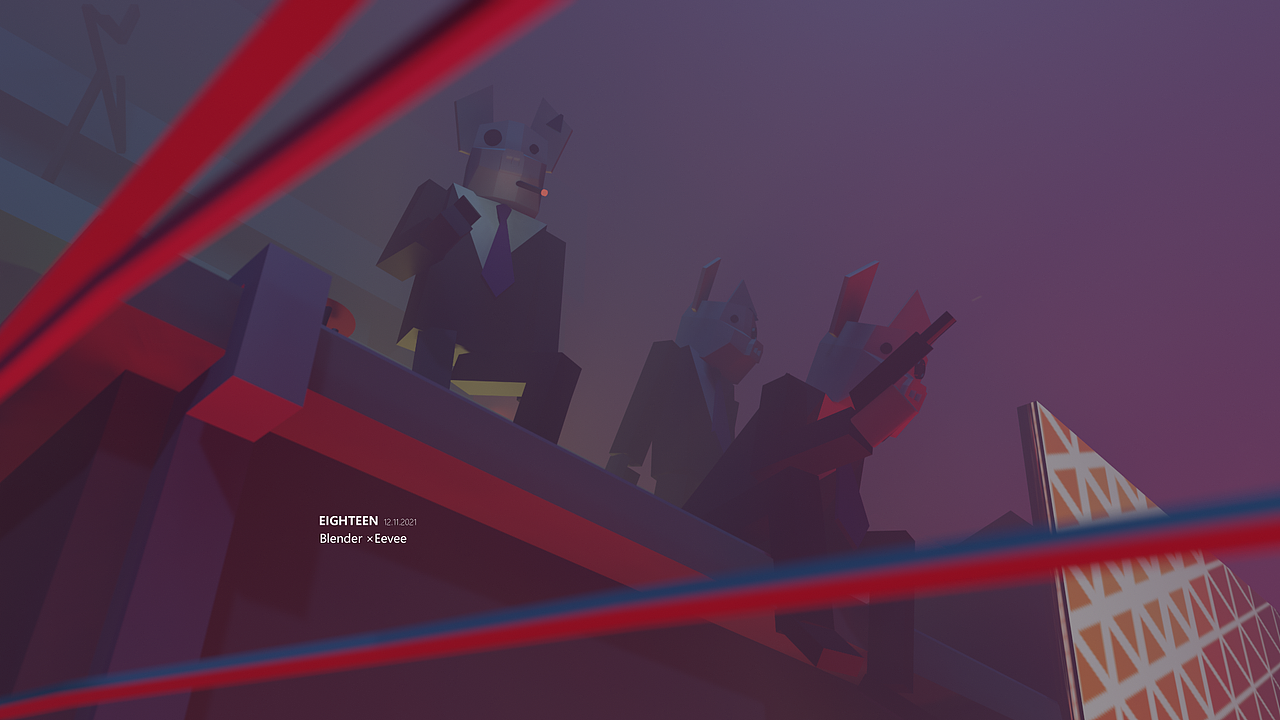 [blender][猪头人][临摹] blender初尝试 