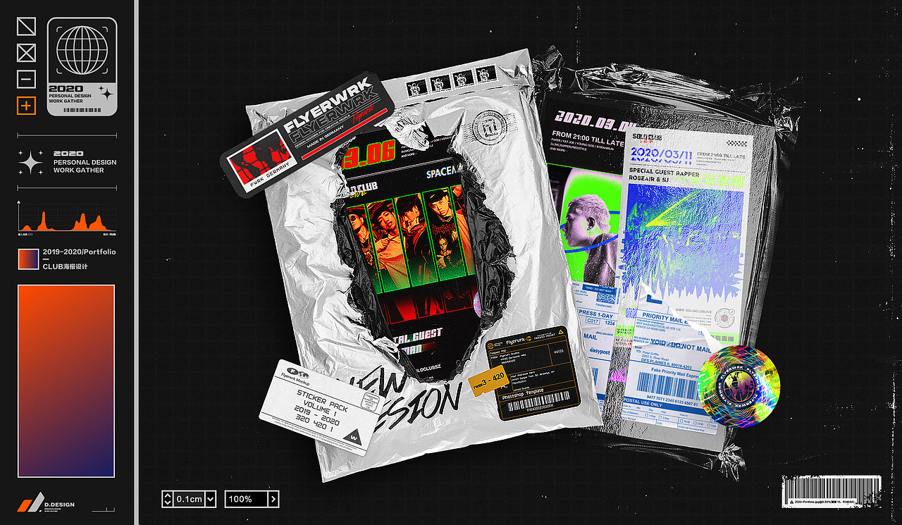 CLUB海报设计 | 第一期（图ZMjAwMTQ3Nzg4） - 海报 - 站酷设计师MICROXIN原创素材 - 站酷ZCOOL