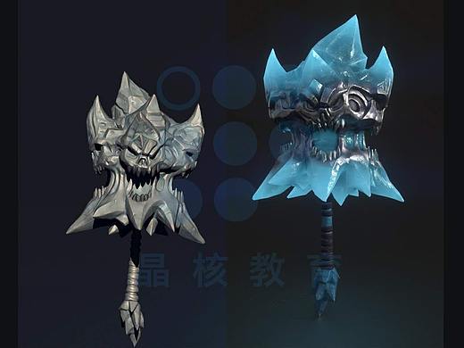 晶核教育3d建模学生作品-武器（个人主页-ZNDkyNTE2OTY=） - 其他三维 - 站酷设计师loyalmr原创素材 - 站酷ZCOOL