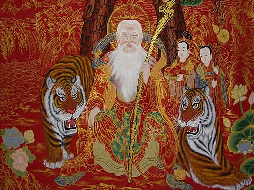 道教神像画家族供奉神像画