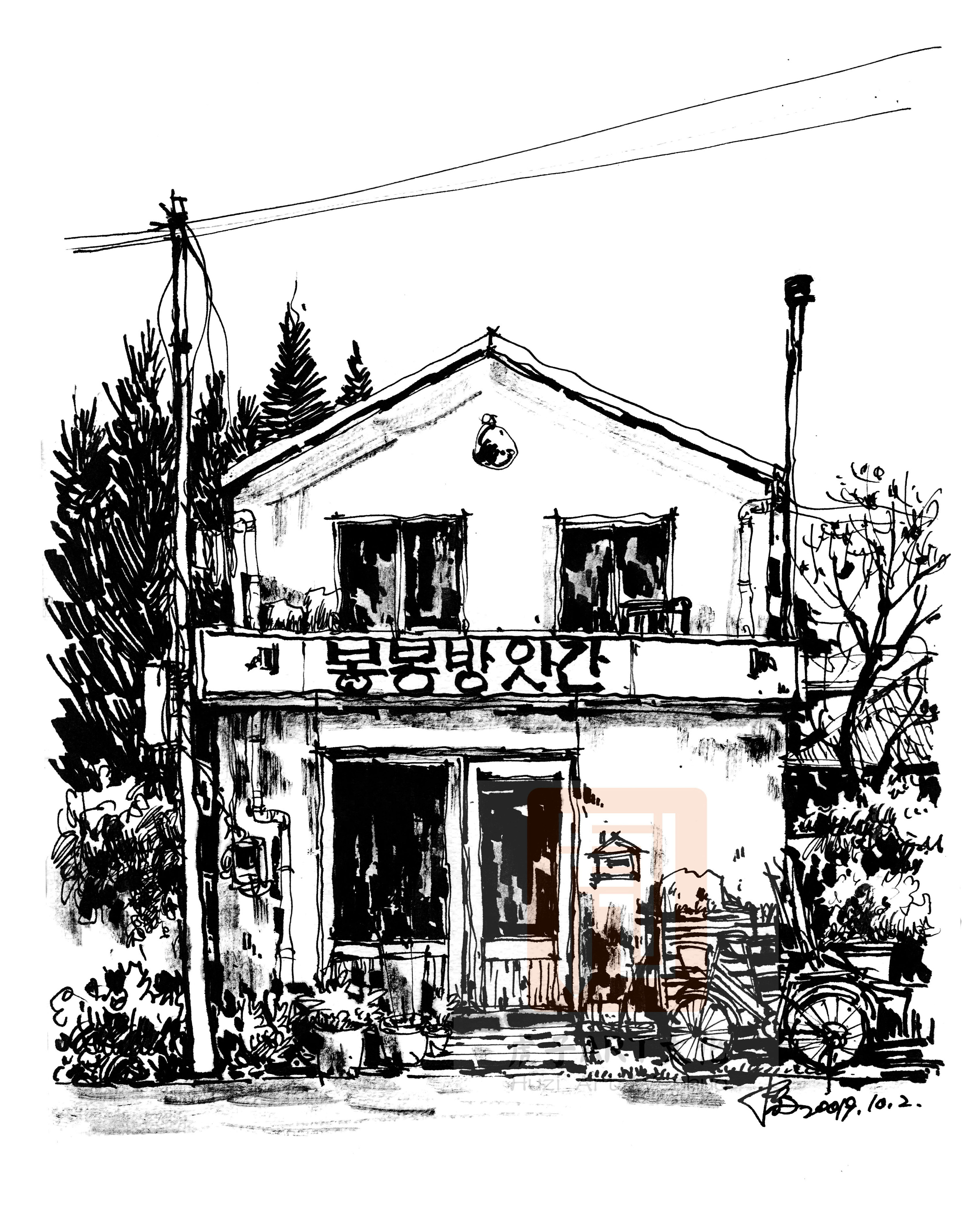 首期钢笔城市建设街景速写开始招生啦!