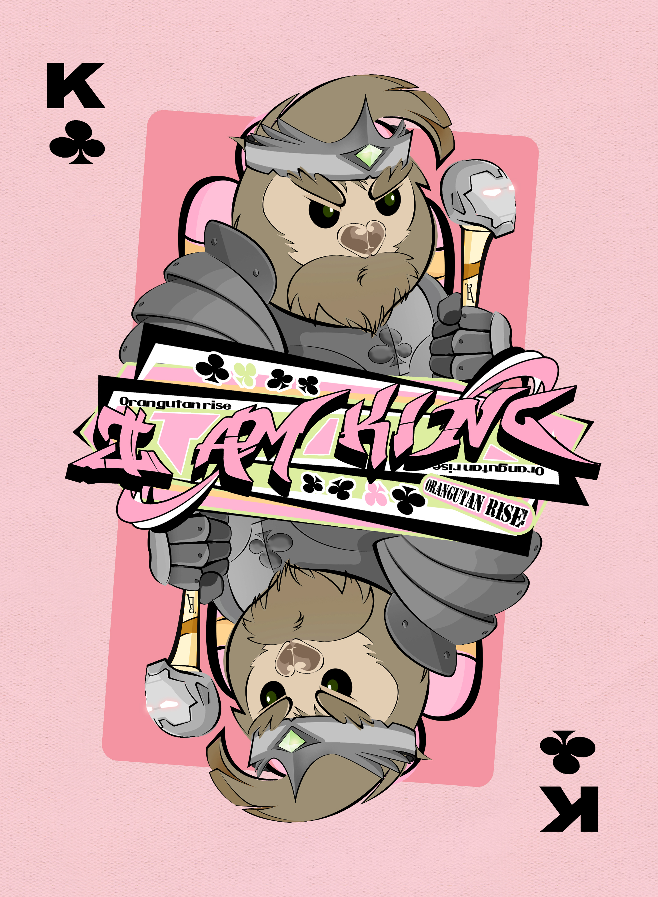 我儿子kingkong扑克本封面|平面|书装/画册|joe80081