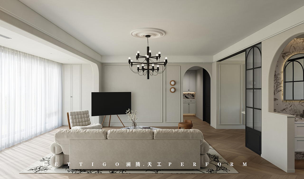 纯白美式混搭，装出自己喜欢的样子（图ZMzc0MDc1NzI4） - 家装设计 - 站酷设计师DesignerZtt186原创素材 - 站酷ZCOOL