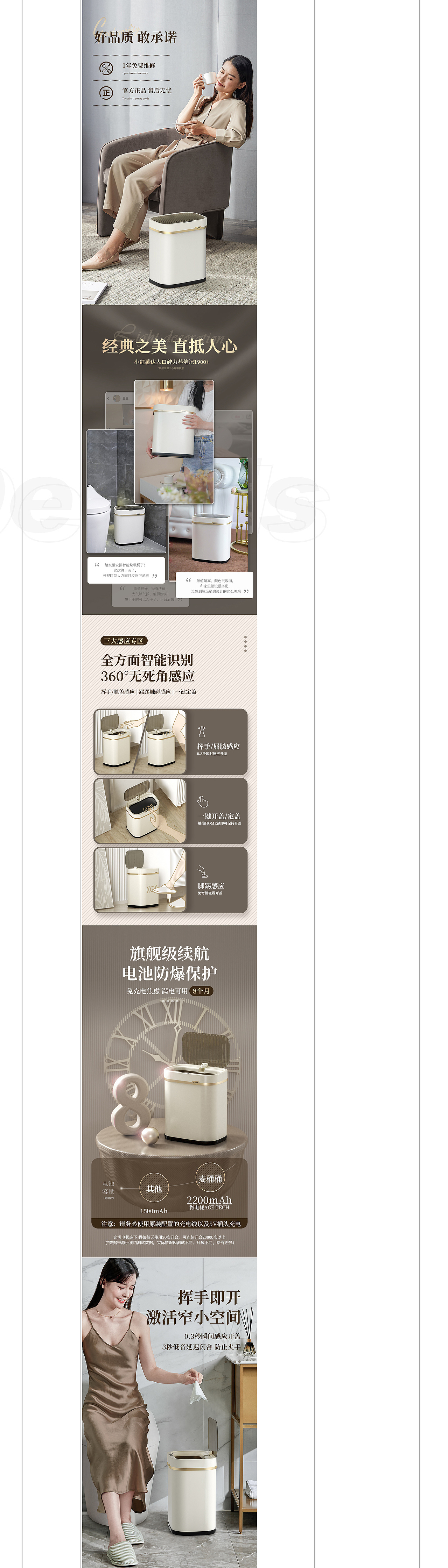 电商详情页-智能感应垃圾桶（图ZMzA2OTM5NjE2） - 电商 - 站酷设计师EPOCH95原创素材 - 站酷ZCOOL