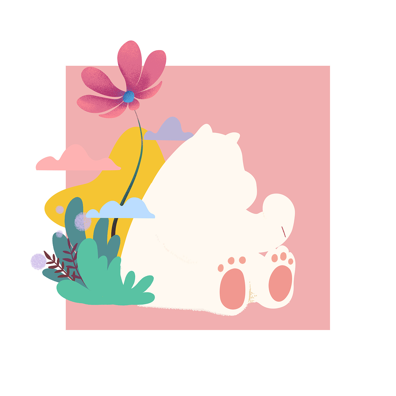 做一只的肥熊（图ZMTA3NDk2NTg0） - 创作习作 - 站酷设计师三橘插画原创素材 - 站酷ZCOOL