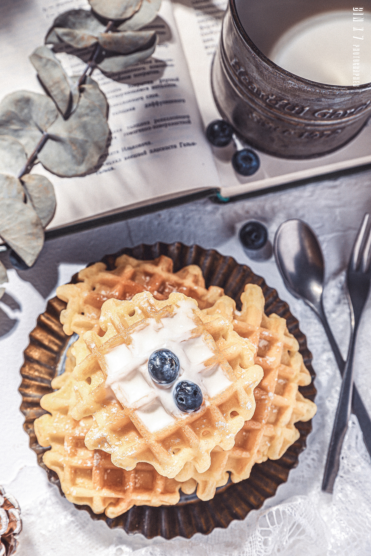 卡侬尼华夫饼 | 面包糕点蛋糕甜点