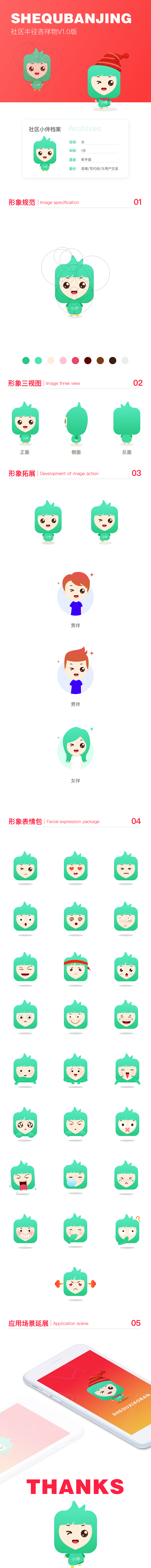 吉祥物（小伴）（图ZMTQyNDA0NDMy） - IP形象 - 站酷设计师勤勤勤勤勤浇水原创素材 - 站酷ZCOOL