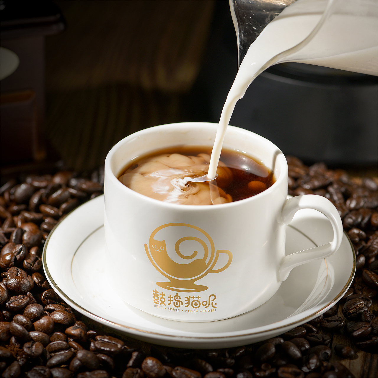 咖啡店logo及门头设计（图ZMjEzNjM4MDY0） - 品牌 - 站酷设计师MaverickH原创素材 - 站酷ZCOOL