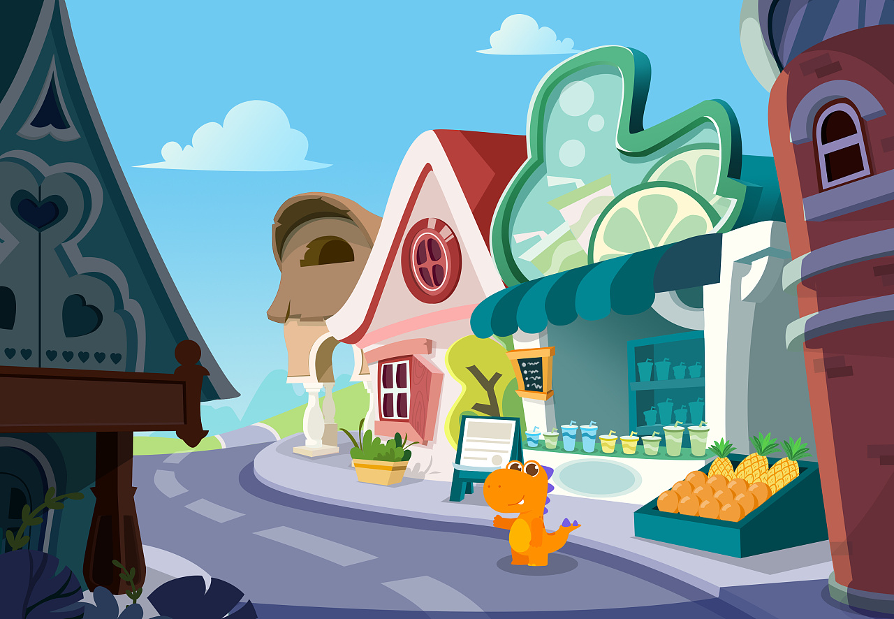 魔法——街道店铺