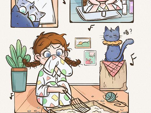 小故事分镜插画 生活记录小插画