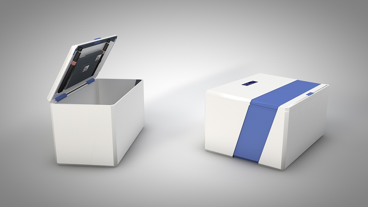 工业设计新概念快递智能盒