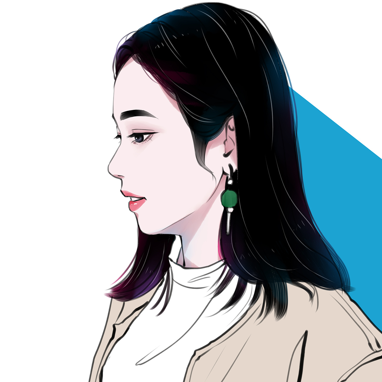 手绘头像