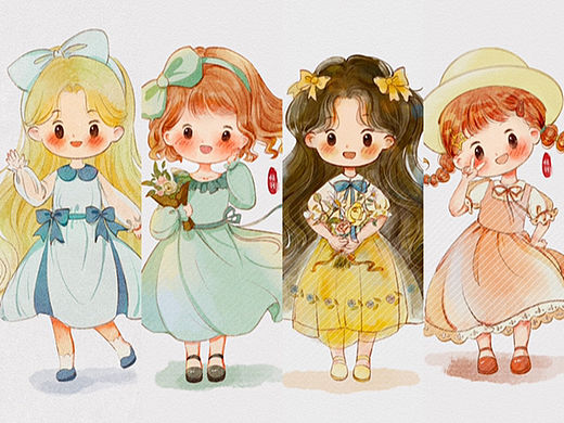 可爱QQ女孩合集