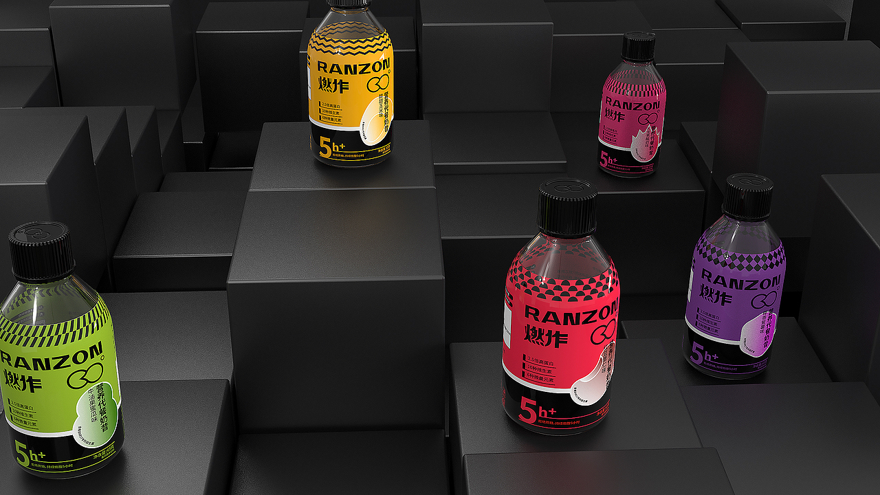 RANZON燃作代餐奶昔×卢帅 | 拒绝肥胖,就要紧致健康(图ZMjY1OTQ2MDEy) - 品牌 - 站酷设计师卢帅品牌设计原创素材 - 站酷ZCOOL
