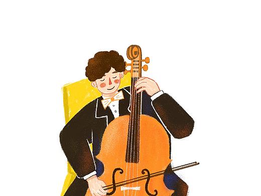 不同职业插画